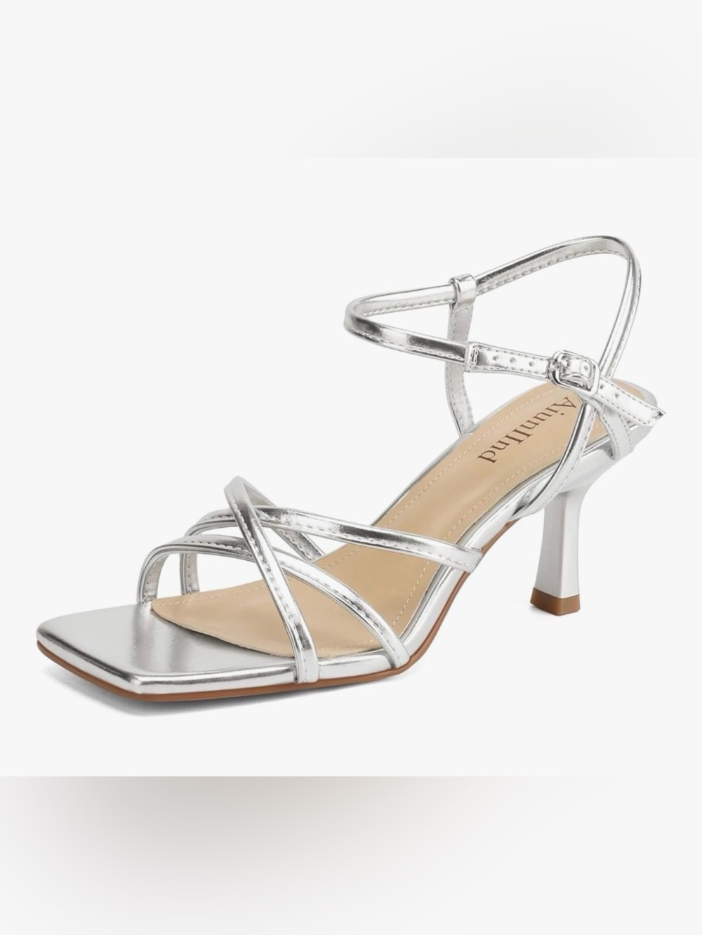 👡 Silver Strap Sandals
